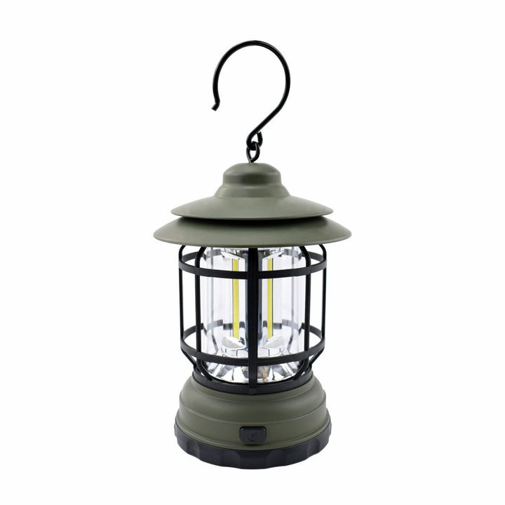 Illuminate Your Adventures with the Rechargeable Retro Revolving Camping Lantern