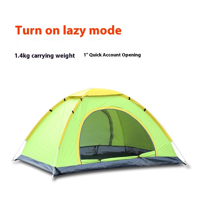 Experience the Great Outdoors with Our Automatic Double Door Multi Person Camping Tent